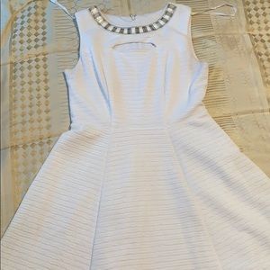 All white womens dress